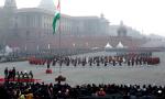 Glimpses of Beating Retreat Ceremony at Vijay Chowk, New Delhi on January 29, 2024.