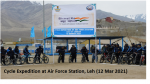  Cycle Expedition at Air Force Station Leh (12 March 2021)