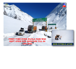 FIRST TIME EVER ZOJILA PASS WAS KEPT OPEN FOR VEHICLES TILL 04 JAN 2022