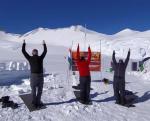 Surya Namaskar at Mt Vinson Base Camp